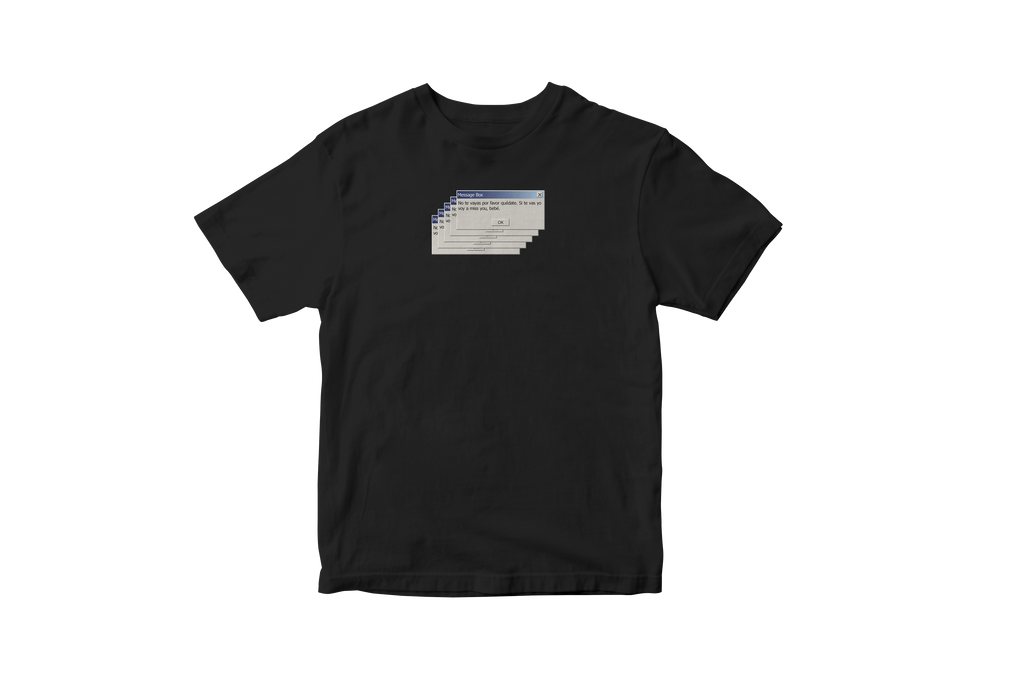 Camiseta "Miss you, bebé"