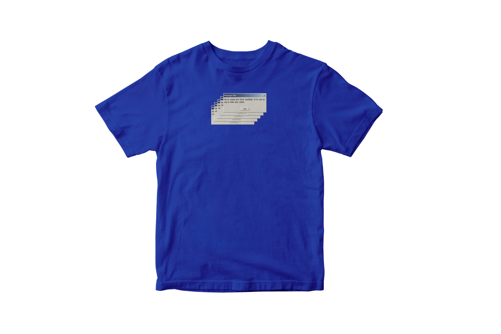 Camiseta "Miss you, bebé"
