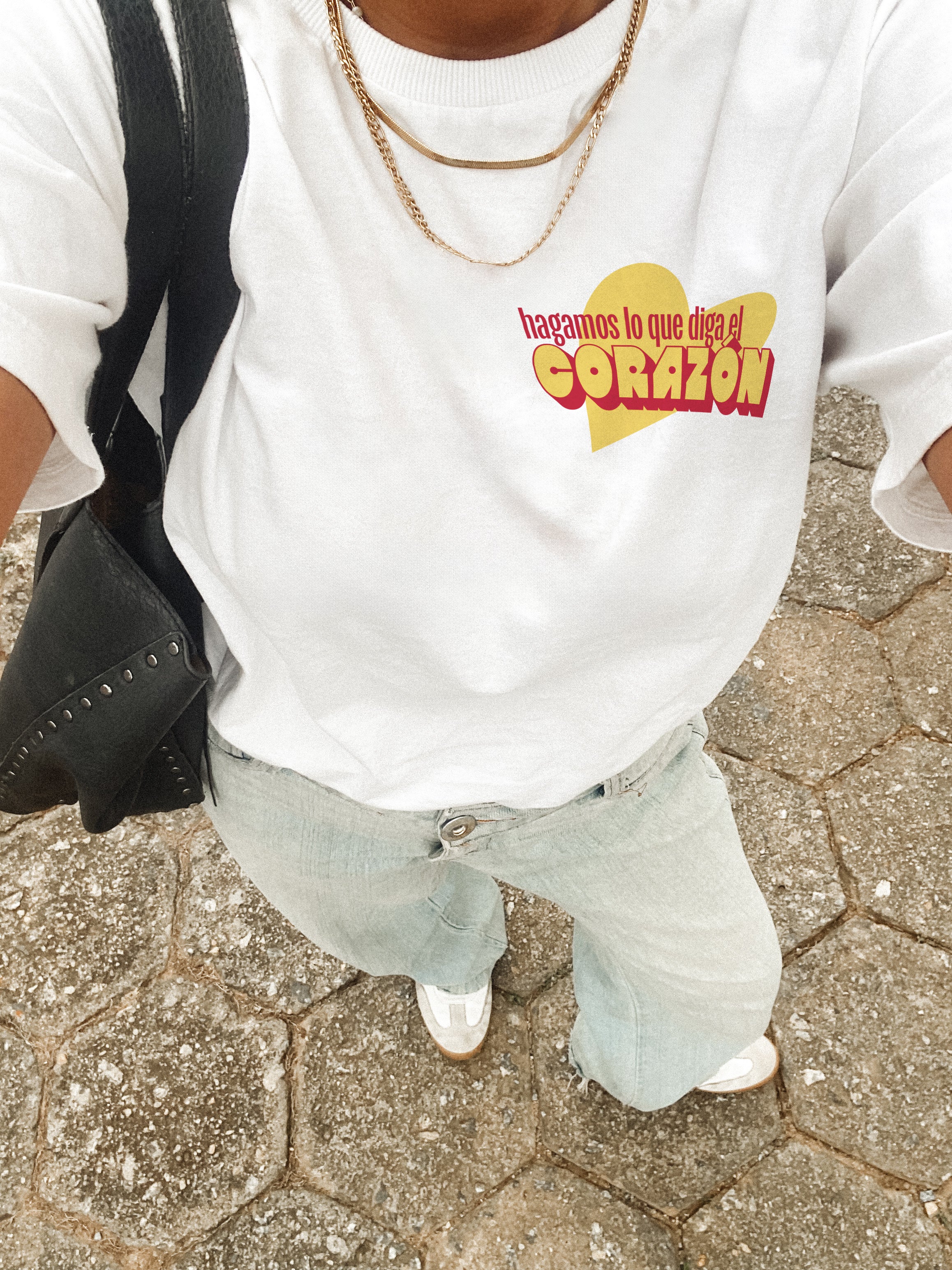 Camiseta "Lo Que Diga el Corazón"